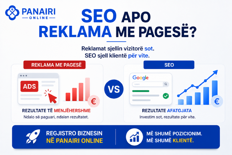 Sa kushton SEO në Google krahasuar me reklamat me pagesë ose sponsorizimet në rrjete sociale ?
